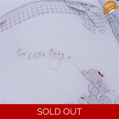 Izziwotnot Humphreys Corner Sketchbook Moses Basket - Girls